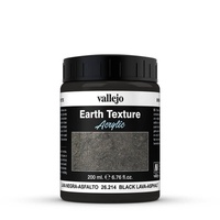 Vallejo Diorama FX Earth Textures Black Lava-Asphalt 200ml