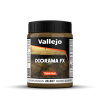 Vallejo Diorama FX Thick Mud Textures European Thick Mud 200ml