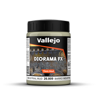 Vallejo Diorama FX Thick Mud Textures Industrial Thick Mud 200ml
