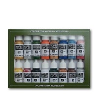 Vallejo - Model Colour Folkstone Basics 16 Color Set