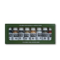 Vallejo - Model Colour Metallic Colors 8 Colors Set