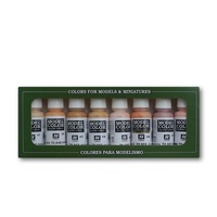 Vallejo - Model Colour Face & Skintones 8 Colors Set