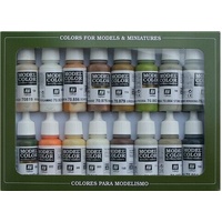 Vallejo - Model Colour Earthtones 16 Color Set