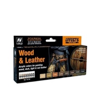 Vallejo - Model Colour Wood & Leather Box Set