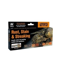 Vallejo - Model Colour Rust, Stain & Streaking Box Set