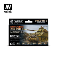 Vallejo - WWII British Armour & Infantry (6 Pce)