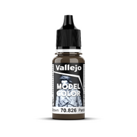 Vallejo Model Colour #129 - Medium Brown - 18 ml Matt Acrylic Paint