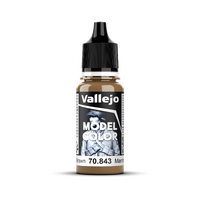 Vallejo Model Colour #014 - Cork Brown - 18 ml Matt Acrylic Paint