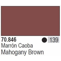 Vallejo Model Colour #154 - Mahogany Brown - 18 ml Matt Acrylic Paint