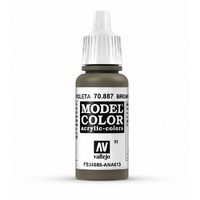 Vallejo Model Colour #122 - US Olive Drab - 18 ml Matt Acrylic Paint