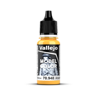 Vallejo Model Colour #028 - Golden Yellow - 18 ml Matt Acrylic Paint