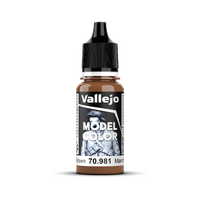 Vallejo Model Colour #160 - Orange Brown - 18 ml Matt Acrylic Paint