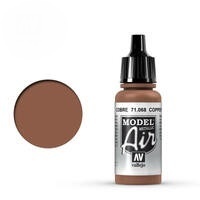 Vallejo Model Air Copper 17 ml Acrylic Airbrush Paint [71068]