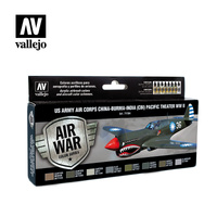 Vallejo Model Air US Army Air Corps China-Burma-India Pacific Theater WWII Acrylic Paint Set [71184]