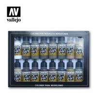Vallejo Model Air German/Allied WWII 16 Colour Acrylic Airbrush Paint Set [71190]