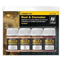 Vallejo - Pigments Set Rust & Corrosion 4 X 35ml