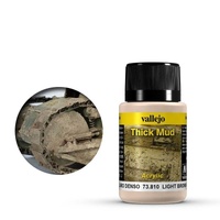 Vallejo - Weathering Effects Thick Mud - Light Brown Mud