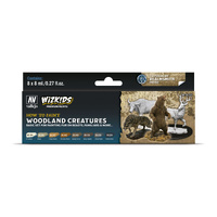 Vallejo - Wizkids Premium set: Woodland creatures Acrylic Paint Set (8 Colour Set) [80254]