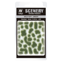 Vallejo - 4mm Wild Tuft - Green