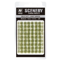Vallejo - 4mm Wild Tuft - Light Green