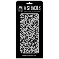 Vallejo - 1/32 Luftwaffe WWII Shingles Camo Stencil