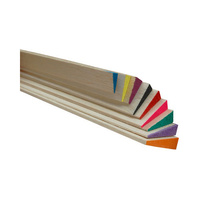 Balsa - Trailing Edge Triangle 6.5mm X 19mm X 915mm Red