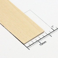 Bud Nosen Timber 1/32" Basswood Strips 3/4" x 24" (30 Pce) [3009]