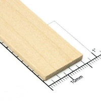 Bud Nosen Timber 3/32" Basswood Strips 3/4" x 24" (25 Pce) [3209]
