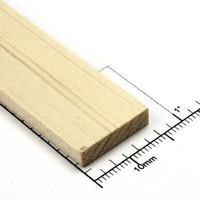 Bud Nosen Timber 3/16" Basswood Strips 3/4" x24" (12 Pce) [3359]