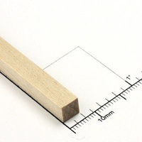 Bud Nosen Timber 1/4" Basswood Strips 1/4" x 24" (20 Pce) [3455]
