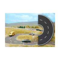 Busch - HO Curved Roadway
