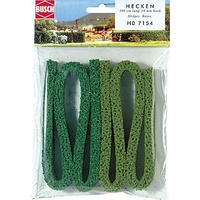 Busch - Hedges 18mm x 100cm long Asstd
