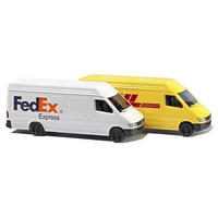 Busch - N MB Sprinter Set FedExDhl