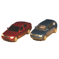 Busch - N MB C Class&Audi A4 Metallic