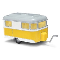 Busch - 1958 Camper Trailer - Yellow White