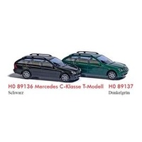 Busch - MB C Class Wagon Black