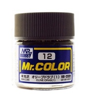 Mr Color - Semi Gloss Olive Drab - C-012