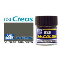 Mr Color Semi Gloss RLM71 Dark Green - C-017
