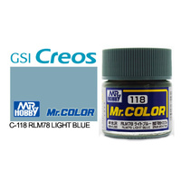 Mr Color - Semi Gloss RLM78 Light Blue - C-118