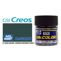 Mr Color - Semi Gloss Dark Green BS381/C641 - C-330