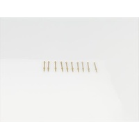 1 Hole Stanchion, Brass 10mm
