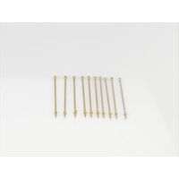 1 Hole Stanchion, Brass 40mm