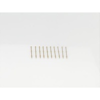2 Hole Stanchion, Brass 20mm