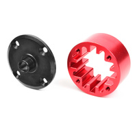 Team Corally - Centre Differential Case  - 35mm - Aluminium Center / Steel Flange