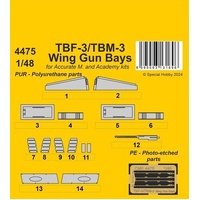 CMK 1/48 TBF-3/TBM-3 Wing Gun Bays  / for Accurate/Academy kits