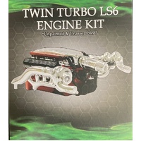 DDA - 1/24 LC/LJ Twin Turbo LS6 Torana Engine Plastic Kit Accessory (was DDA625A)