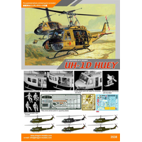 Dragon - 3538 1/35 UH-1D Huey Plastic Model Kit *Aus Decals*