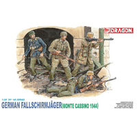 Dragon - 6005 1/35 German Fallschirmjager (Monte Cassino 1944) Plastic Model Kit