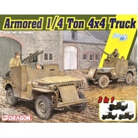 Dragon - 1/35 Armoured 1/4-Ton 4x4 Truck w/.50cal Machine Gun
