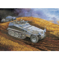 Dragon - 6939 1/35 Sd.Kfz.10 + 10.5cm le.SH.18 Plastic Model Kit